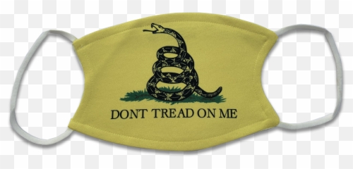Custom Printed Logo Face Masks - Tea Party Emoji,Gadsden Flag Emoji