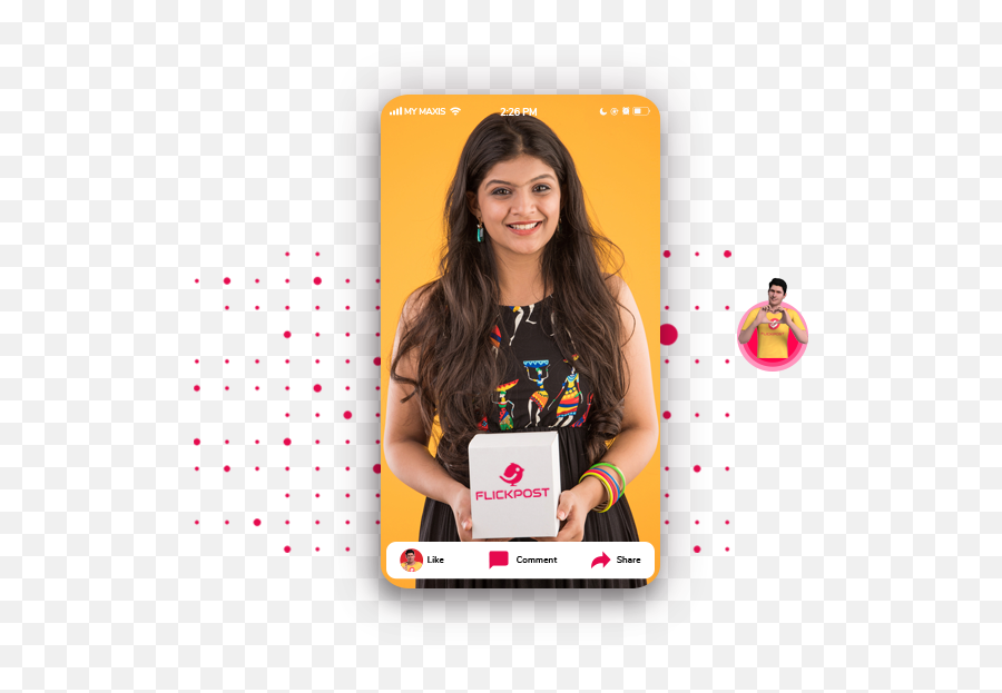 Flickpost - The Indian Social Network Smart Device Emoji,Emoji Reward Stickers