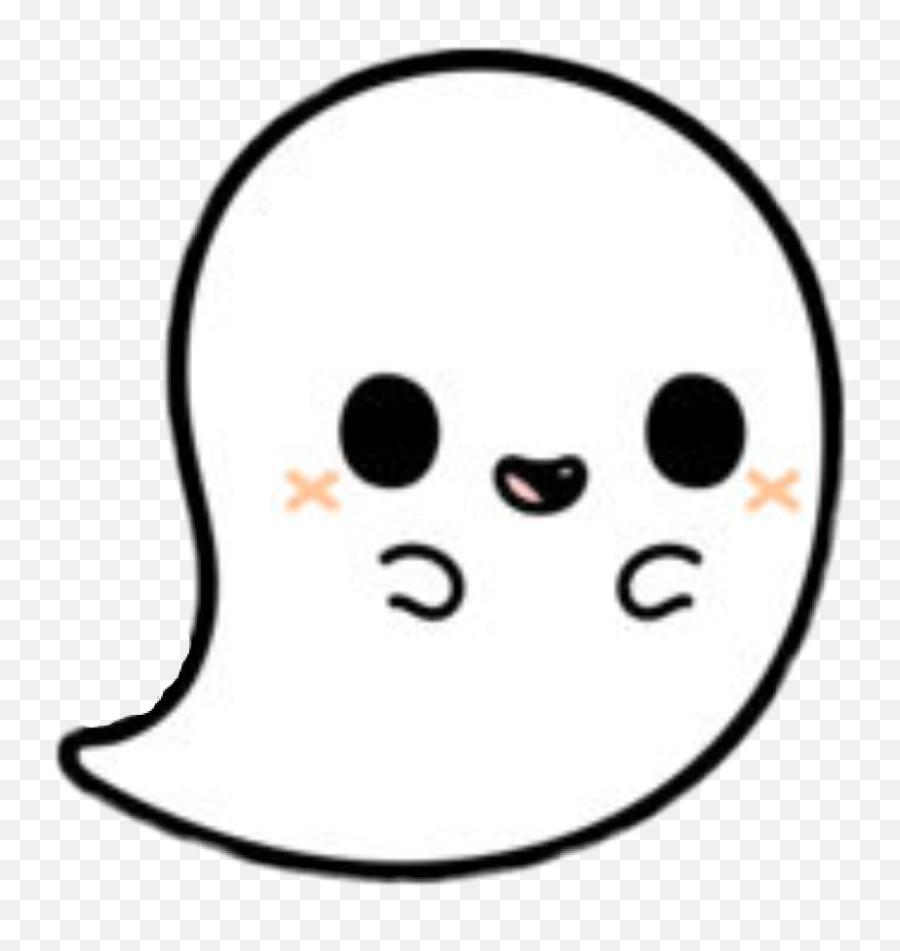 Download Ghost Cute Png Image With No Background - Pngkeycom Ghost Sticker Emoji Transparent,Ghost Emoji Transparent