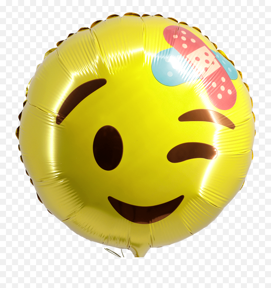 Smiley Ballon Pleister - Happy Emoji,Emoticons Hartje