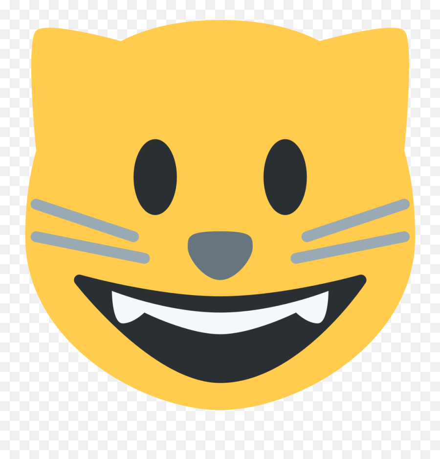 Smiling Cat Emoji Transparent Png - Stickpng Cat Emoji Transparent Background,Grin Emoji