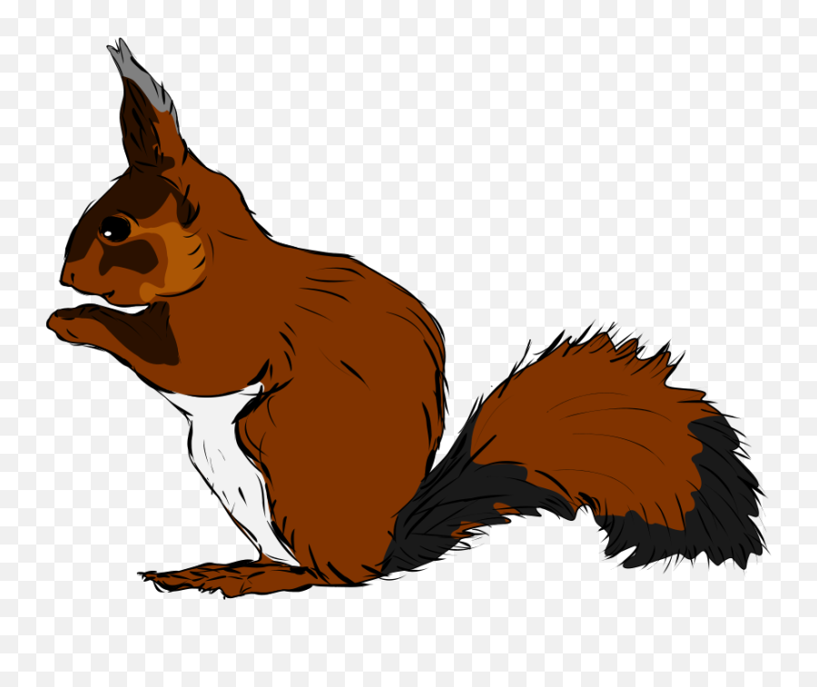 Funny Squirrel Clipart Free Clipart - Squirrel Clker Emoji,Red Squirrel Emoji