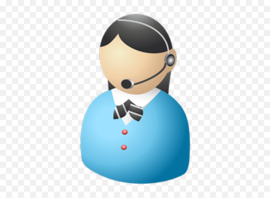 Clipart Telephone Receptionist Clipart - Cartoon Receptionist Emoji,Receptionist Emoji