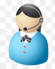 Clipart Telephone Receptionist Clipart - Cartoon Receptionist Emoji,Receptionist Emoji