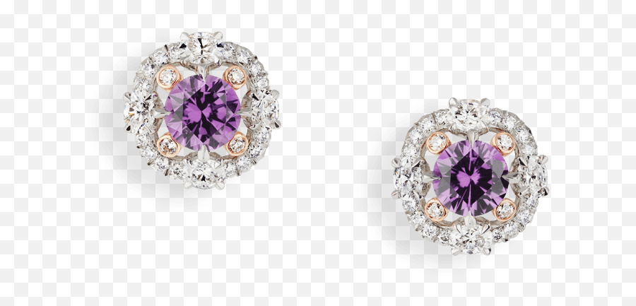 Pink Sapphire Stud Earrings - Solid Emoji,Faberge Emotion Rings Price