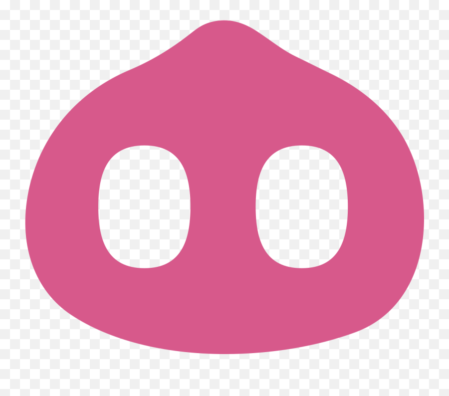 Emoji U1f43d - Pig Nose Clipart,Nose Emoji