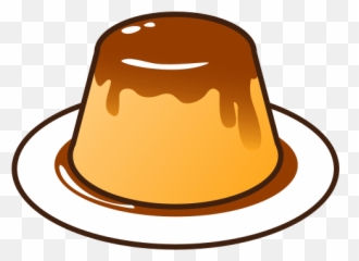 Custard - Flan Clipart Emoji,Dessert Emoji