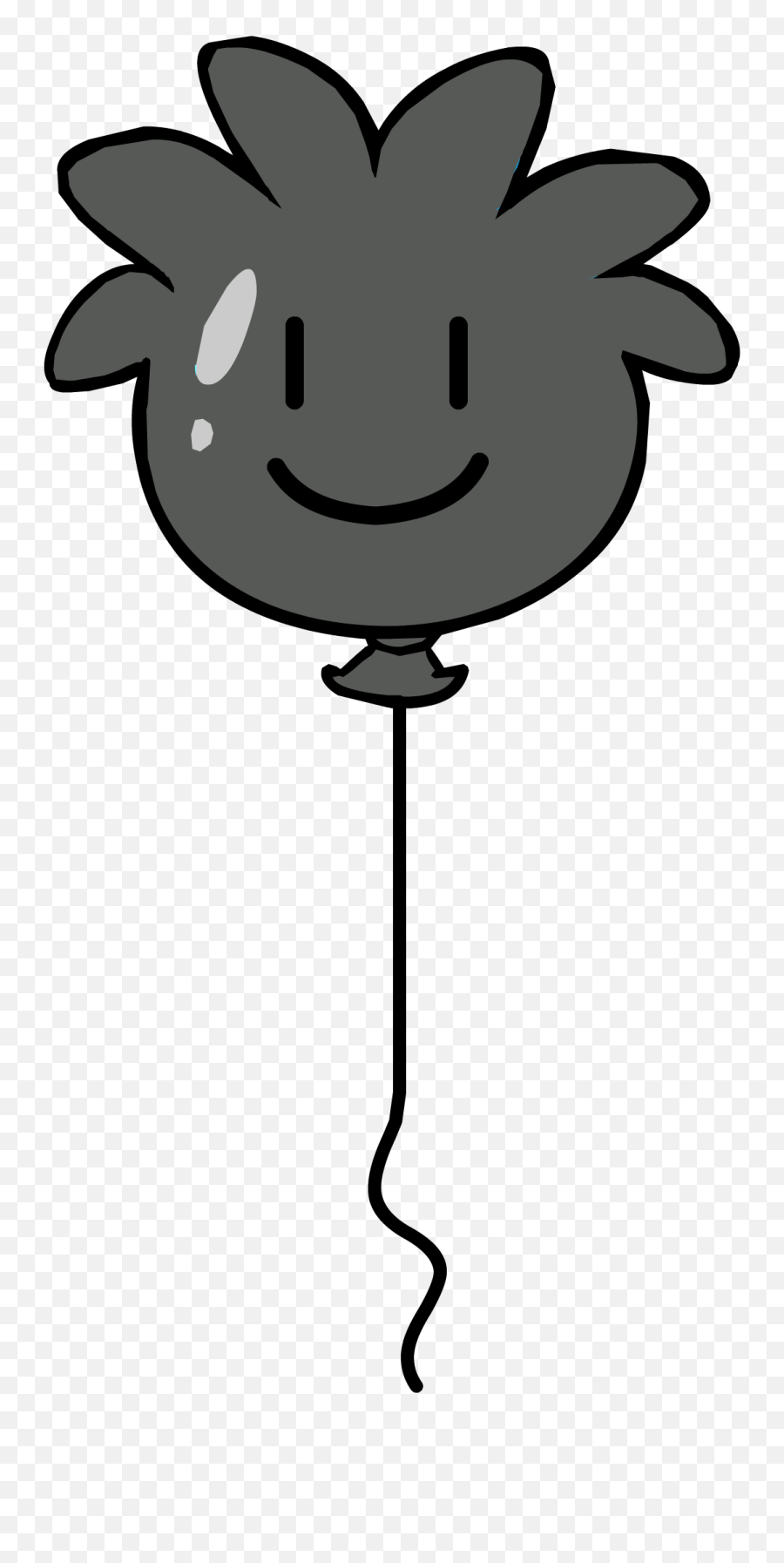 Download Black Puffle Balloon Icon - Wiki Png Image With No Puffle Party Balloon Emoji,Emoticon Club Penguin Puffle