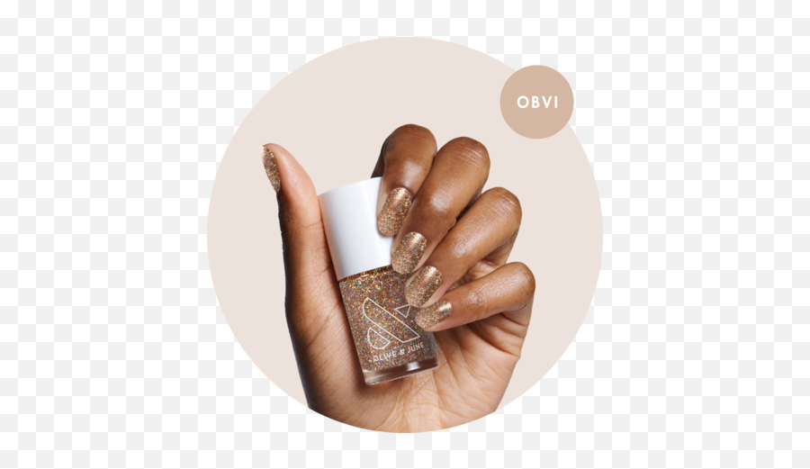 Olive June - Pink Sands Olive And June Emoji,Vector Polishing Nail Emoticon Shape