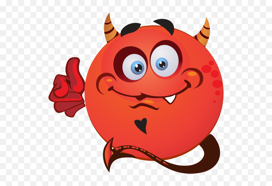Devil Emoji Decal - Naughty Smileys,Transparent Devil Emojis