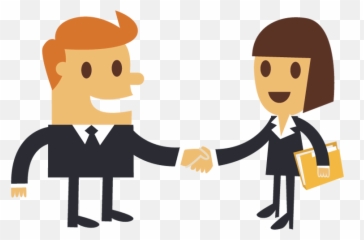 Cartoon Hands Shaking - Clipart Business People Shaking Hands Emoji,Agreement Handshake Emoticon