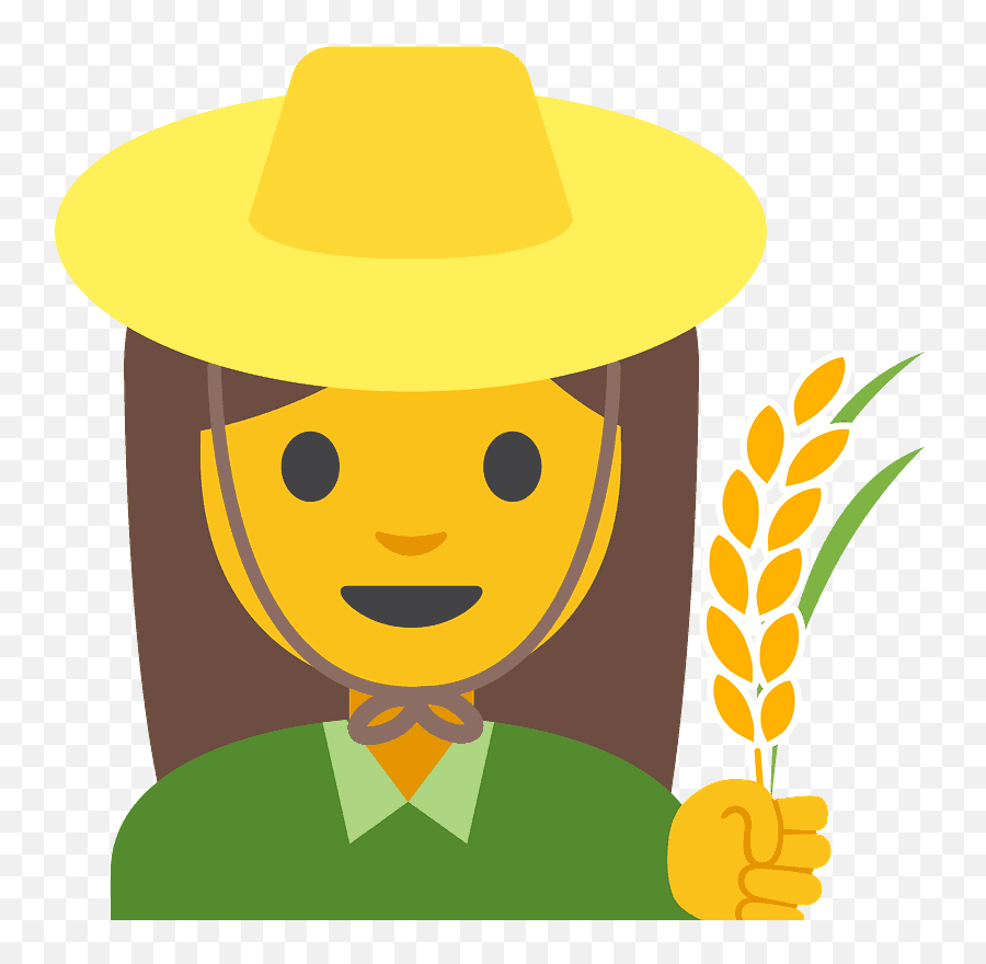 Woman Farmer Emoji - Woman Farmer Emoji,Farm Emoji