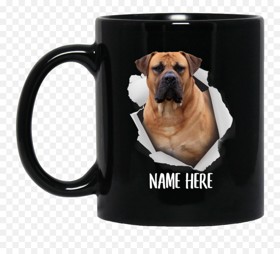 Mastiff Dog Gift Idea Mug Collectables Dynamicdesigndxb Dog - Black Mug Blank Emoji,Eye Emoji Change Cup