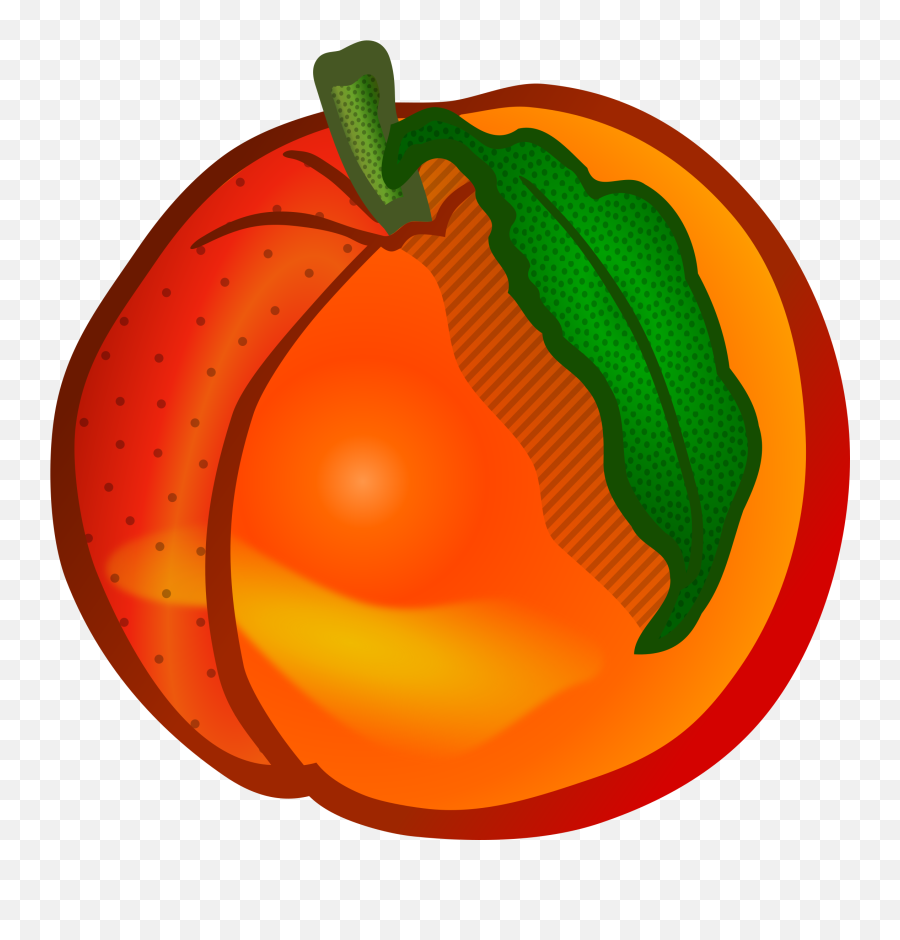 Peach Free To Use Clipart Image - Clipartix Transparent Peach Clipart Emoji,Peach Emoji Png
