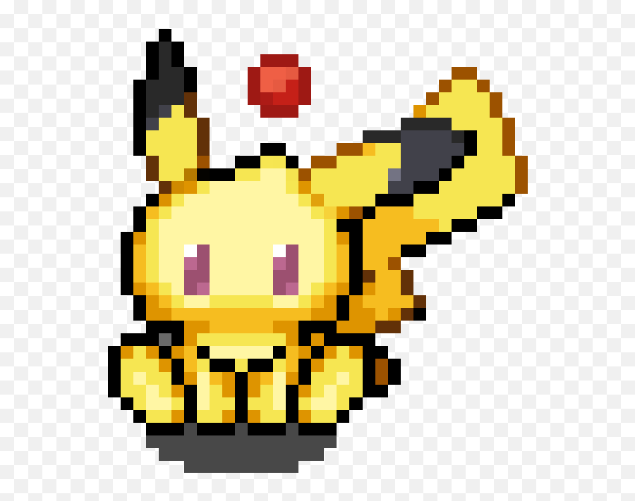 Pokemon Chao Gallery - Pixel Art Do Pokémon Com Sonic Emoji,Pikachu Emoticons