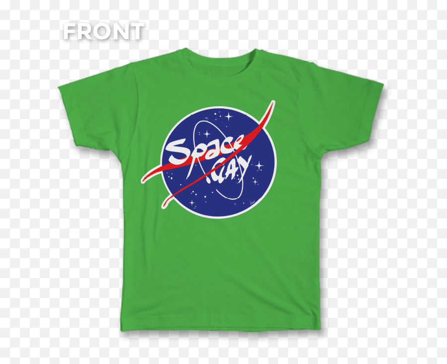 Space Gay Tee - Short Sleeve Emoji,Green Emoticon Gay