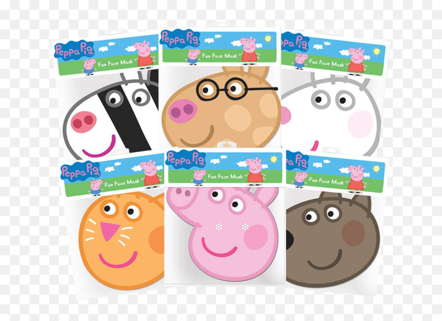Star Cutouts Printed Card Mask Of Dany - Peppa Pig Emoji,Ragnarok Emoticons /ho