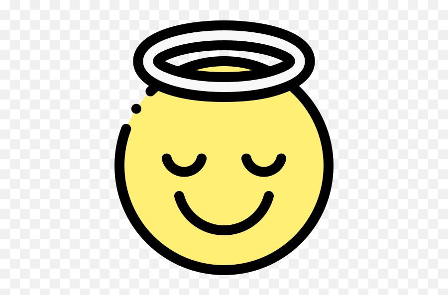 Angel - Happy Emoji,Facebook Angel Emoji