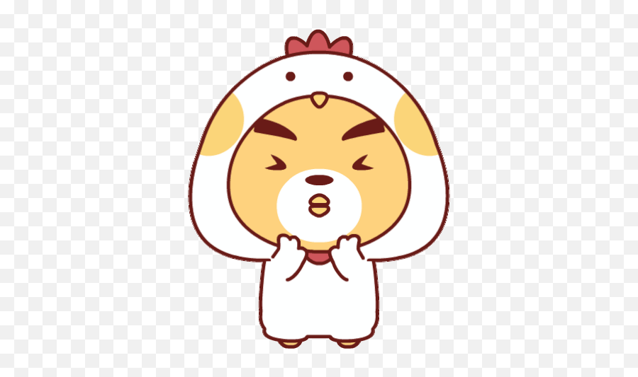Chicken Good Morning Sticker - Chicken Good Morning Cute Happy Emoji,Good Morning Animated Emojis Gif