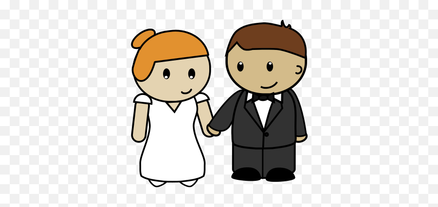 Bride And Groom Free To Use Clip Art - Clipartix Emoji,Facebook Emojis Bride