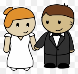 Bride And Groom Free To Use Clip Art - Clipartix Emoji,Facebook Emojis Bride