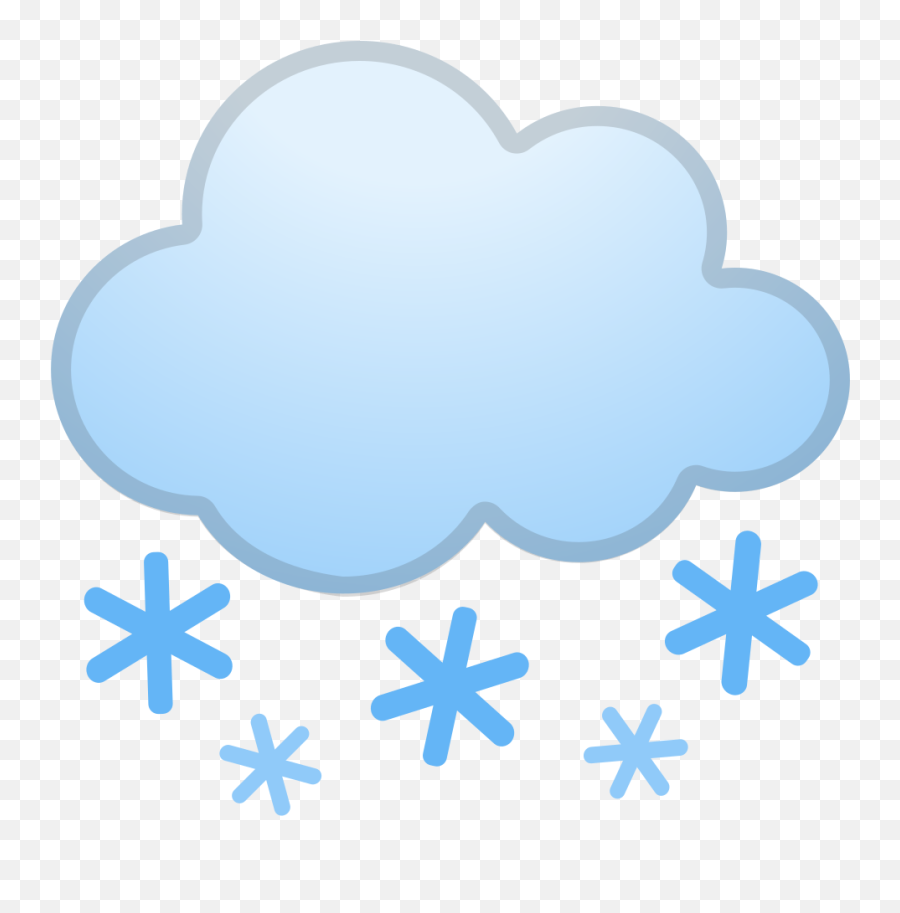 Cloud With Snow Emoji,Snow Women Emoji