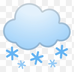 Cloud With Snow Emoji,Snow Women Emoji