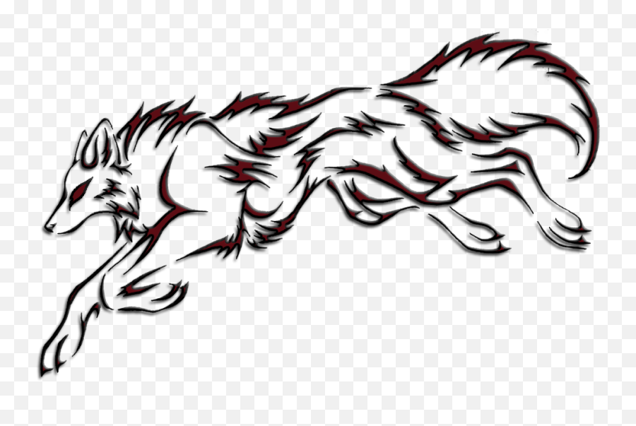 Tattoo Arctic Wolf Lone Wolf Clip Art - Wolf Png Download Tattoo Drawings Wolf Emoji,Wolf Emoji Facebook