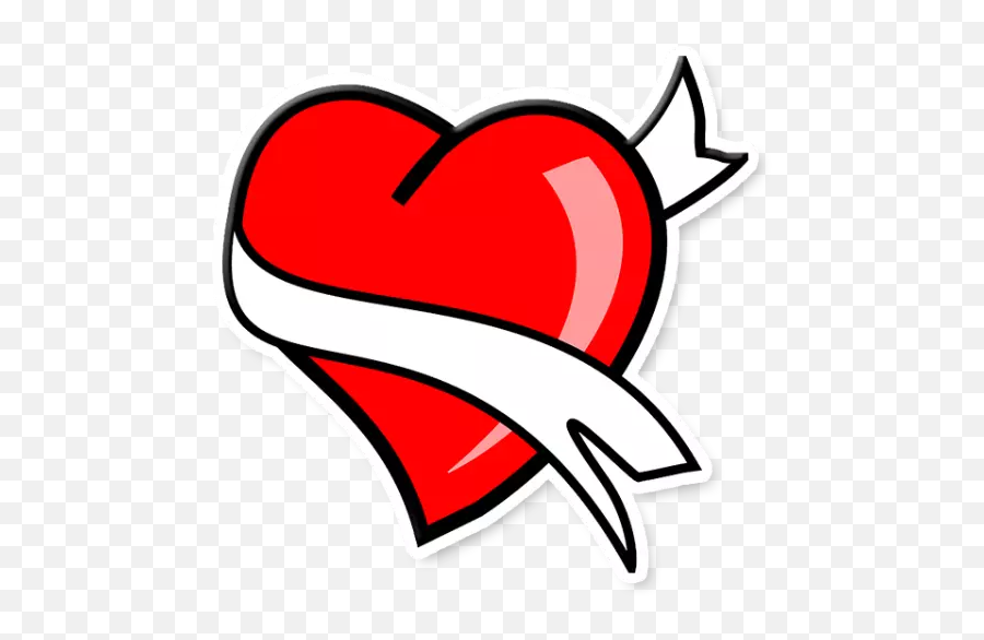 Download Love Emoji Stickers 2020 Free For Android - Love Black And White Heart Ribbon Ong,Quote Emoji
