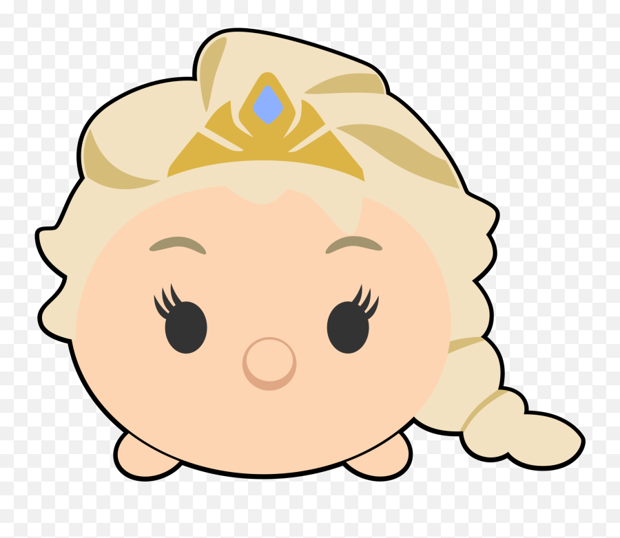Disney Tsum Tsum Clipart Elsa Frozen - Tsum Tsum Princess Png Emoji,Frozen Emoji