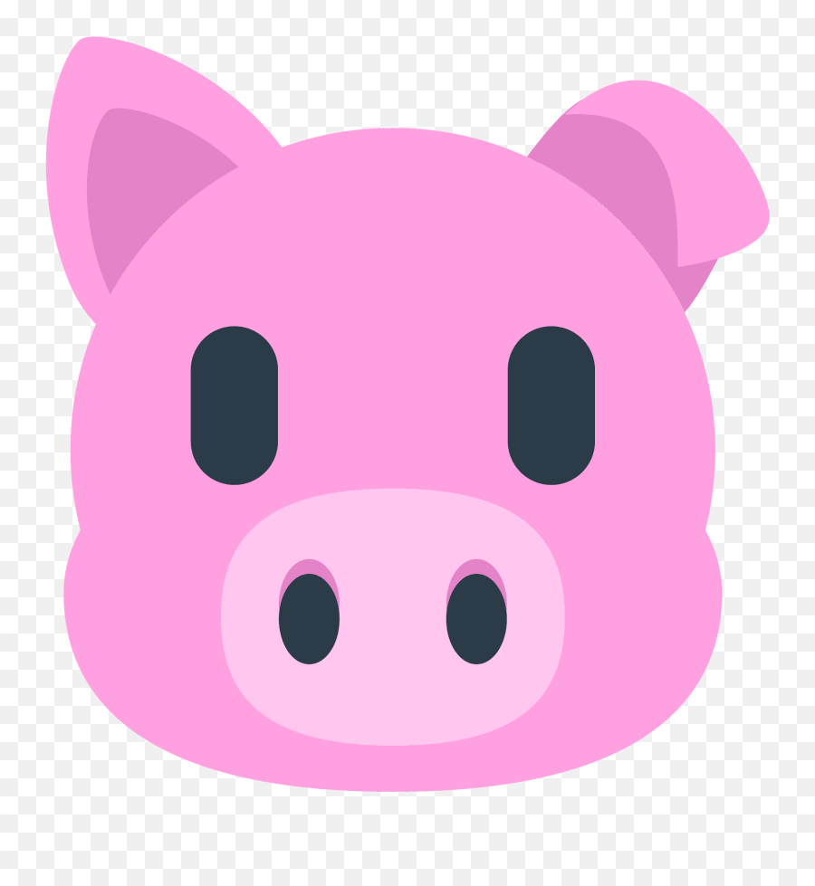 Pig Face Emoji Clipart - Prase Emoji,Piggy Emoticons