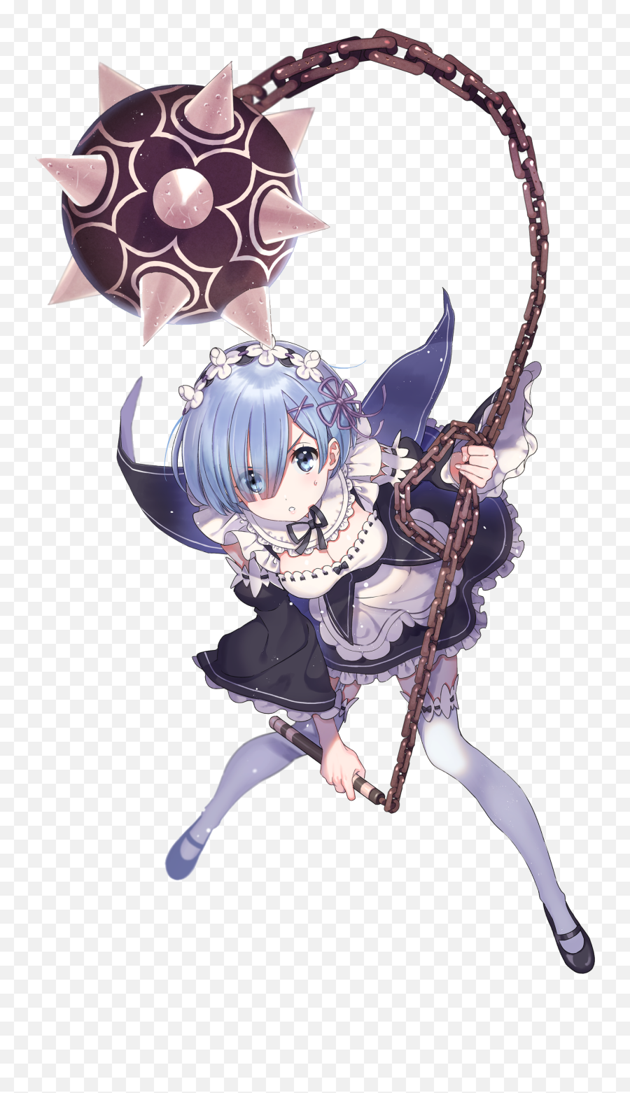 Rem Character Profile Wikia Fandom - Transparent Re Zero Png Emoji,Anime Where The Main Character Has No Emotions