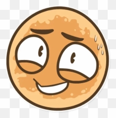 Stickers Set For Telegram - Happy Emoji,Pancake Emoticon