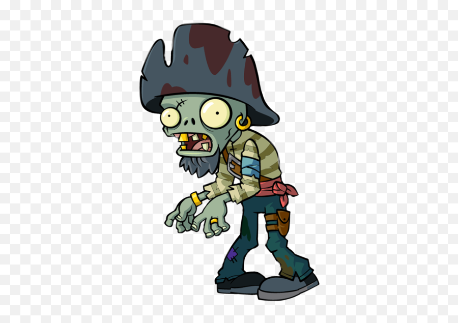 Captain Doll Zombey Ocean Zombieboy Sticker By Proomo - Pvz 2 Swashbuckler Zombie Emoji,Cave Man Emoji