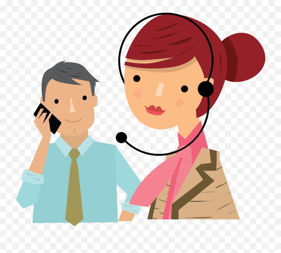 Clipart Telephone Receptionist Clipart - Caller Clipart Emoji,Receptionist Emoji