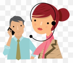 Clipart Telephone Receptionist Clipart - Caller Clipart Emoji,Receptionist Emoji