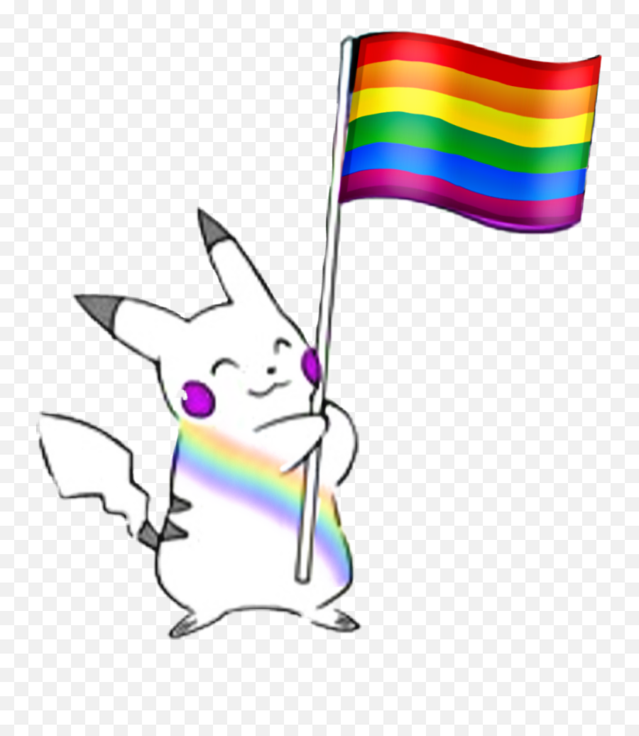 The Most Edited Lgbtqpridecolors Picsart - Asexual Pikachu Emoji,Gaysper Emoji