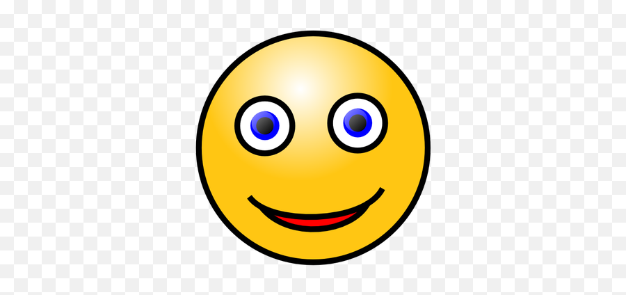 Library Of Staring Face Transparent Png Files Clipart - Animated Happy Face Png Emoji,Scowl Emoticon