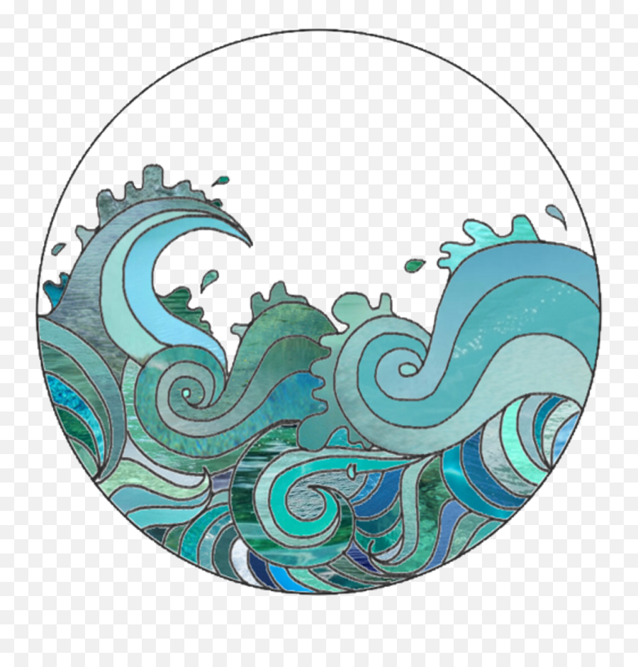 Beach - Drawing Wave Emoji,Ocean Wave Emoji