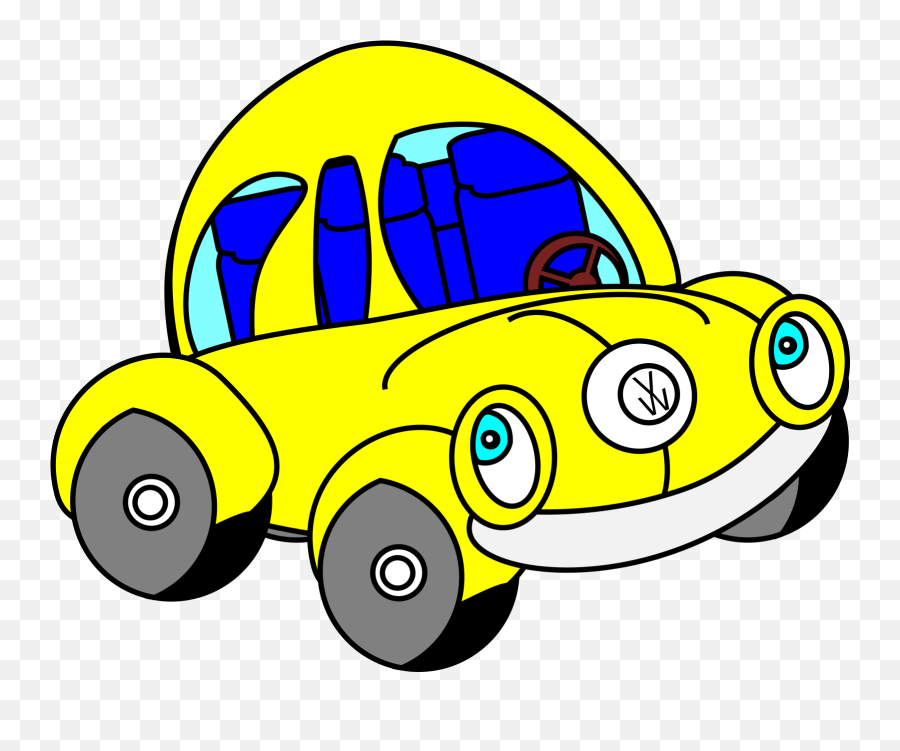 Free Clip Art Happy Beatle By Tombrough - Clipart Car Cartoon Happy Face Emoji,Beatles Facebook Emoticon