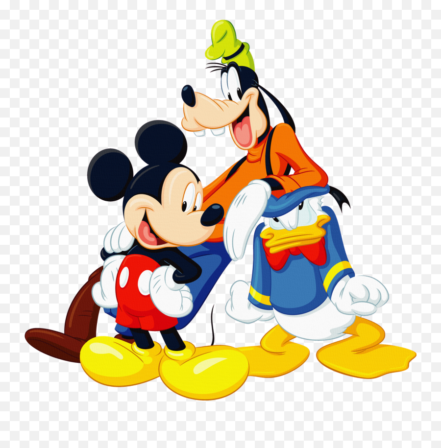 Clip Art Of Mickey Mouse Donald Duck - Goofy And Mickey Mouse Emoji,Emotions Mickey