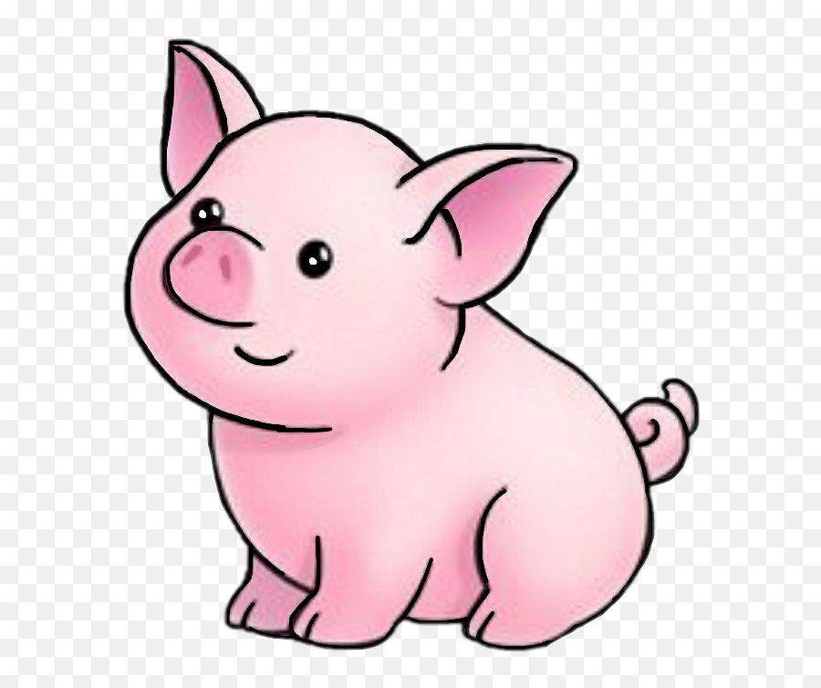 The Most Edited Cerdito Picsart - Pigs Clipart Emoji,Pig Kawaii Emoticon