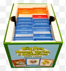 Big Box Of Nouns Verbs And Adjectivesu2014photo Cards Speech Corner - Horizontal Emoji,Color Coded Emotions Image