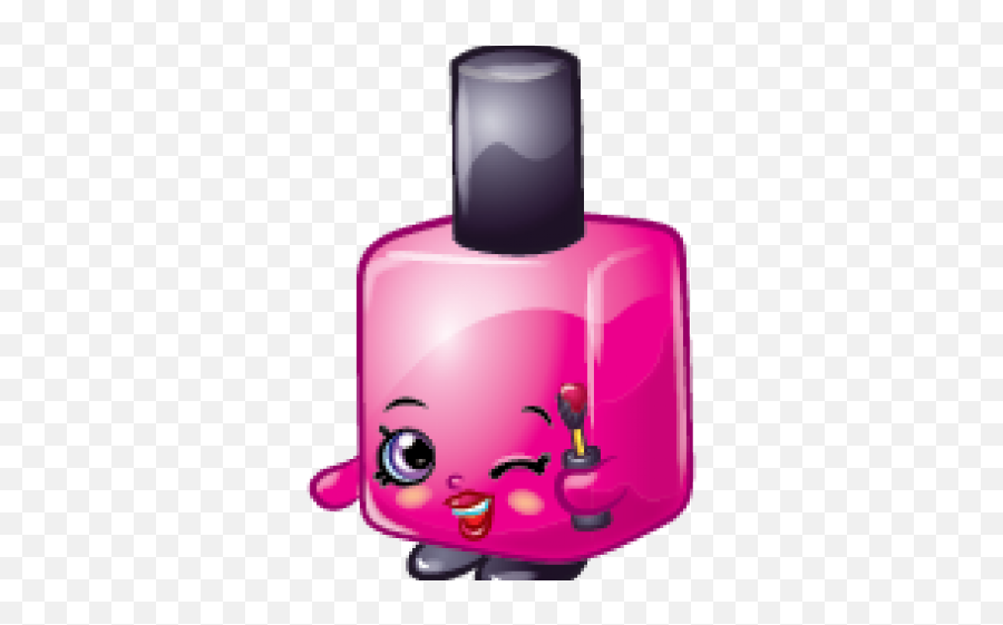 Nail Polish Clipart Shopkins - Polly Polish Shopkin Emoji,Nail Polish Emojis