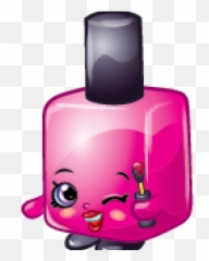 Nail Polish Clipart Shopkins - Polly Polish Shopkin Emoji,Nail Polish Emojis