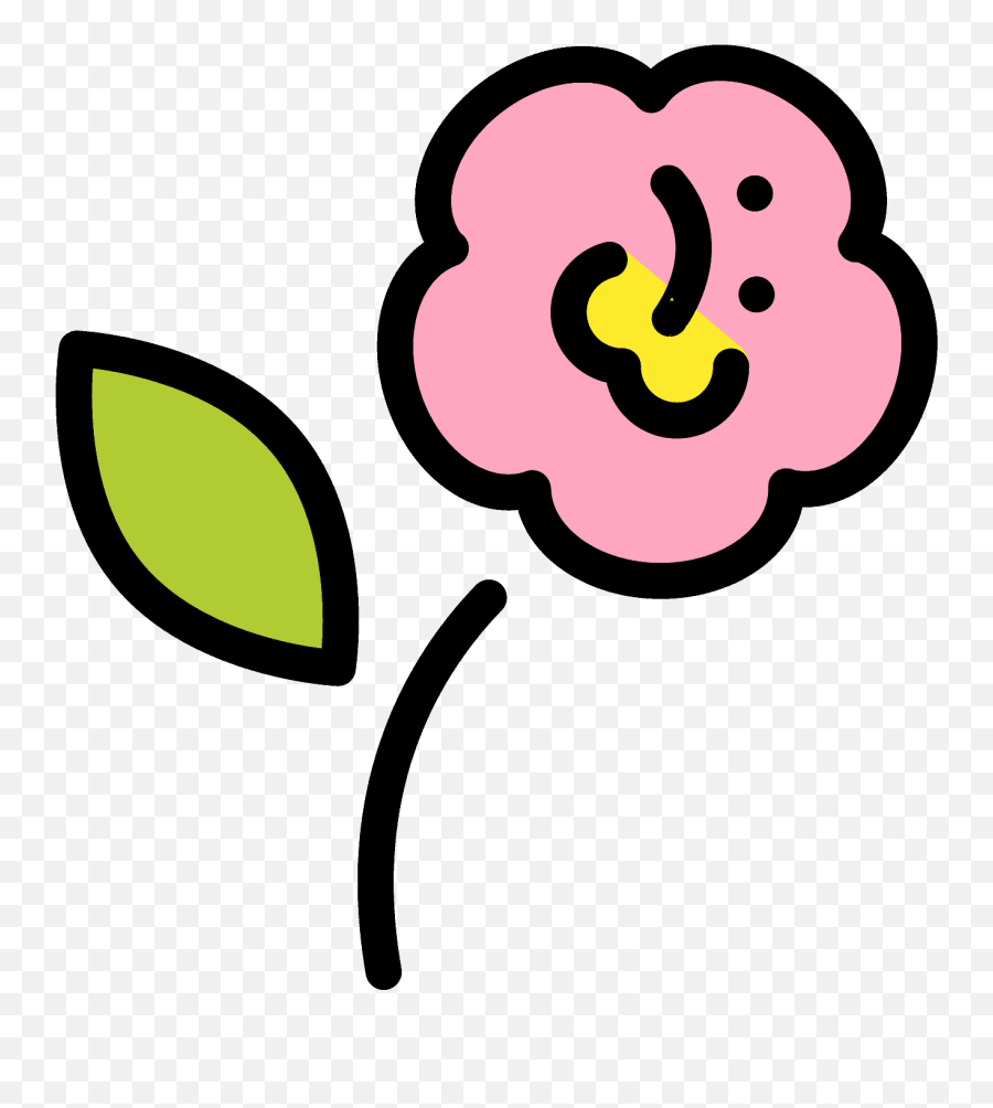 Hibiscus Emoji - Hibiscus,Hibiscus Emoji