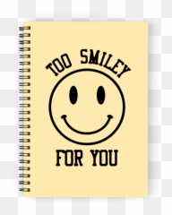 Too Smiley Notebook - Happy Emoji,Jason Mask Steam Emoticon