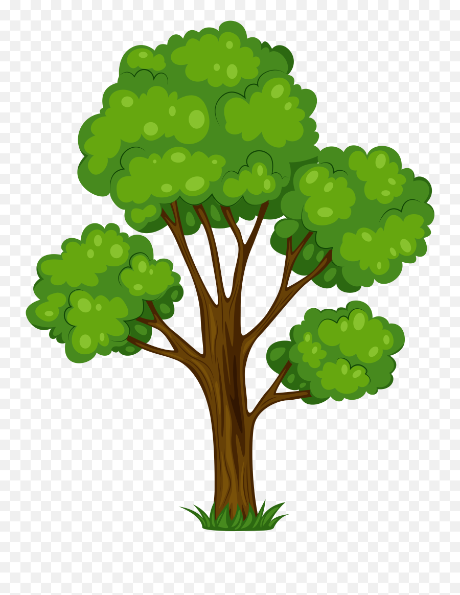 Tree Outline - Oak Tree Clipart Emoji,Emotion Art Trees