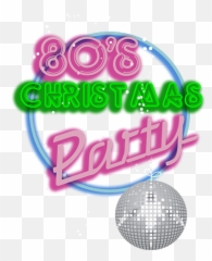 80s Neon Sign Christmas Sticker - Dot Emoji,80s R&b Song Emotions