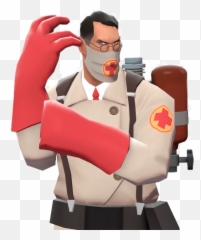 Teamfortress2 Tf2 Medic 2 Sticker By - Tf 2 Medic Surgical Mask Emoji,Medic Emoji Tf2
